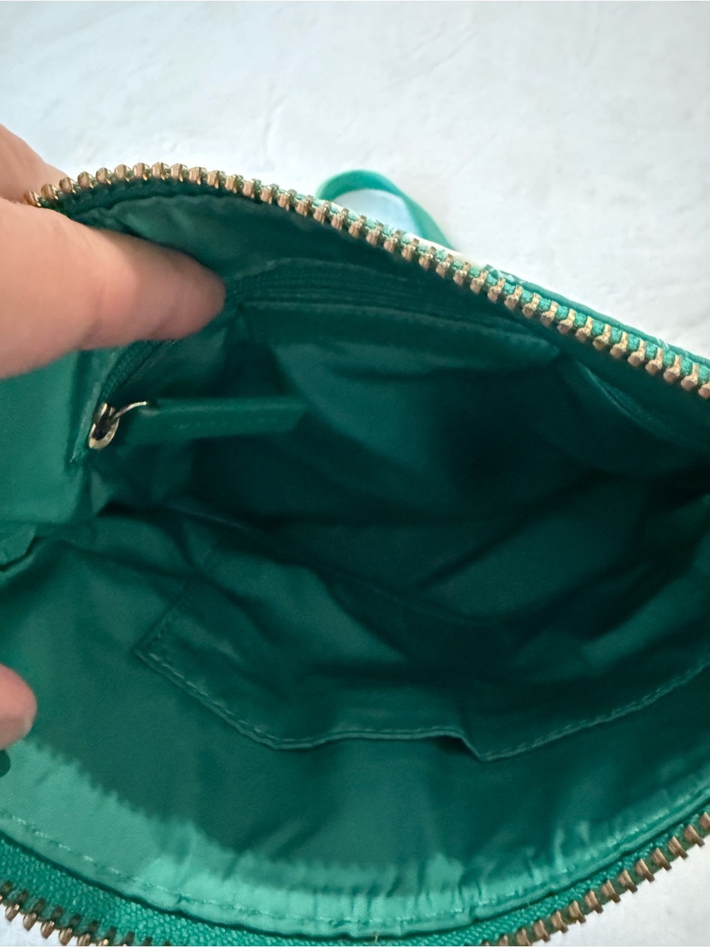 Talbots Green Floral Crossbody Bag - Women's Printed Shoulder Bag - Picture 5 of 9